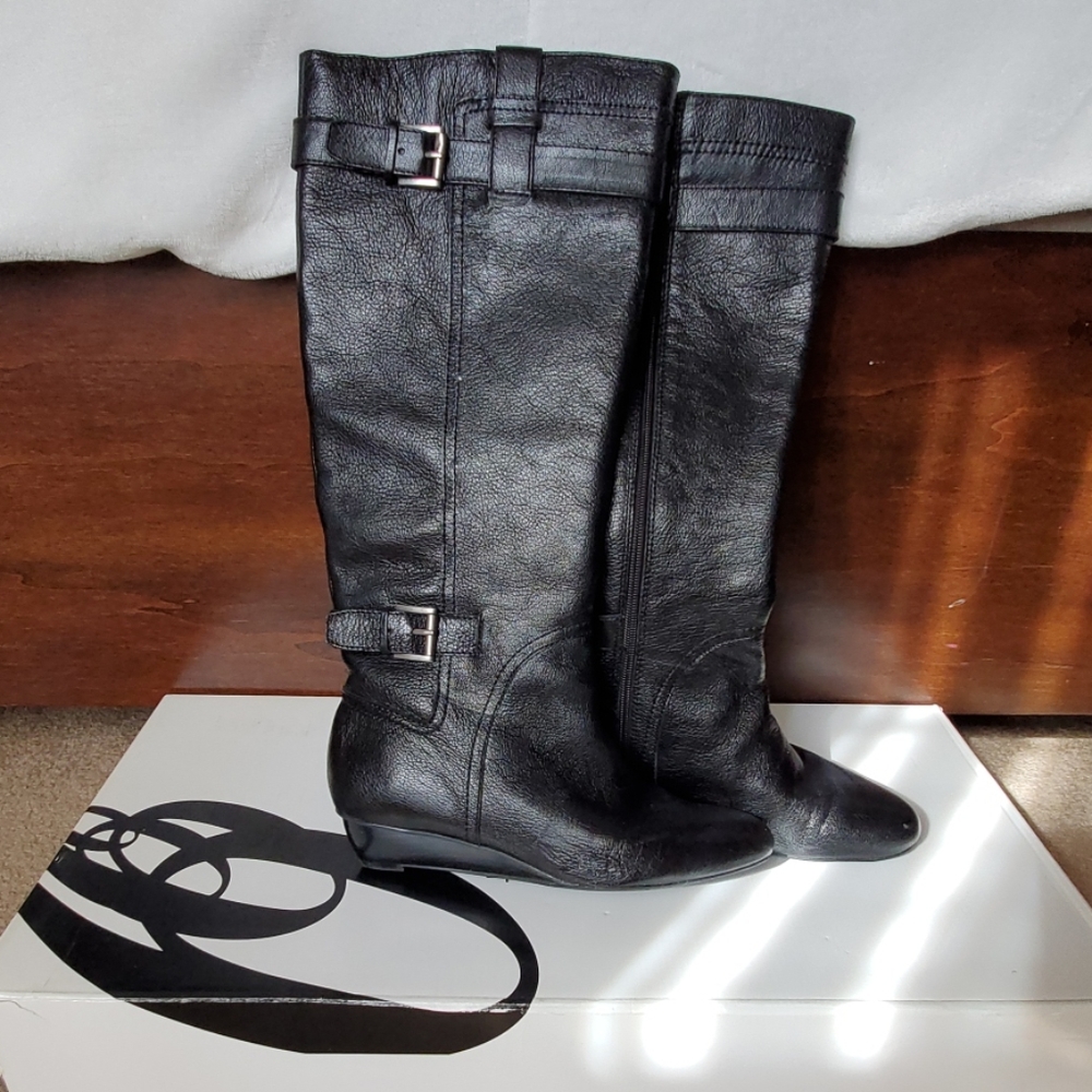 Nine West wedge boots